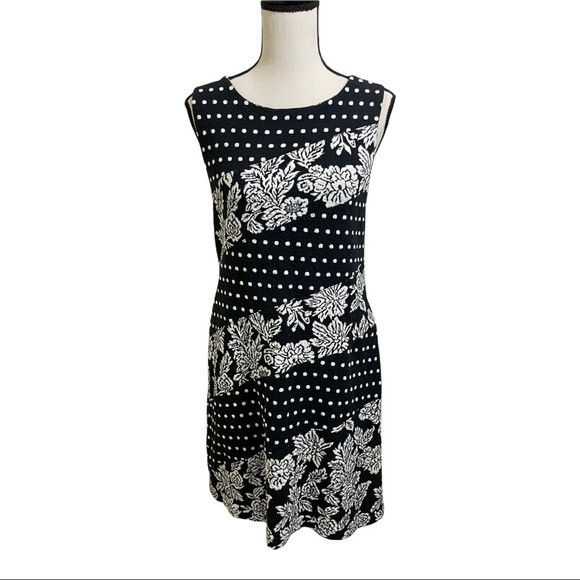 Maeve Anthropologie womens Effemy pattern dress size medium. Zipper back… - Picture 2 of 11
